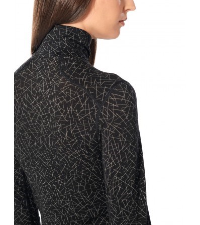 Merino Chemise Icebreaker 200 Oasis LS Half Zip Sky Paths W's