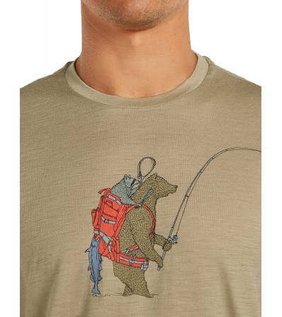 Тениска Icebreaker Merino 150 Tech Lite SS Tee Bear Catch M's